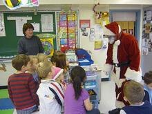 Santa makes a surprise visit to RES